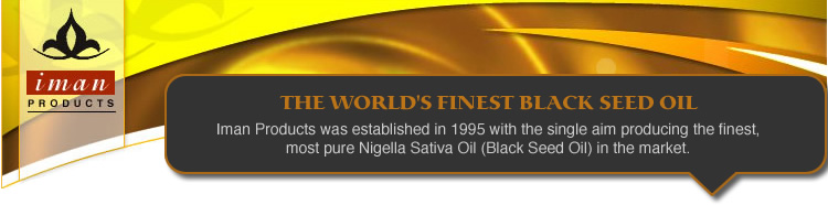 THE WORLD'S FINEST BLACK SEED OILIman Products was established in 1995 with the single aim producing the finest, most pure Nigella Sativa Oil (Black Seed Oil) in the market.